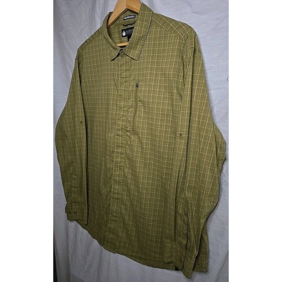 Duluth Untucked Trading Co Alaskan Hardgear, Mens XL Green Plaid Standard Fit - Picture 3 of 8